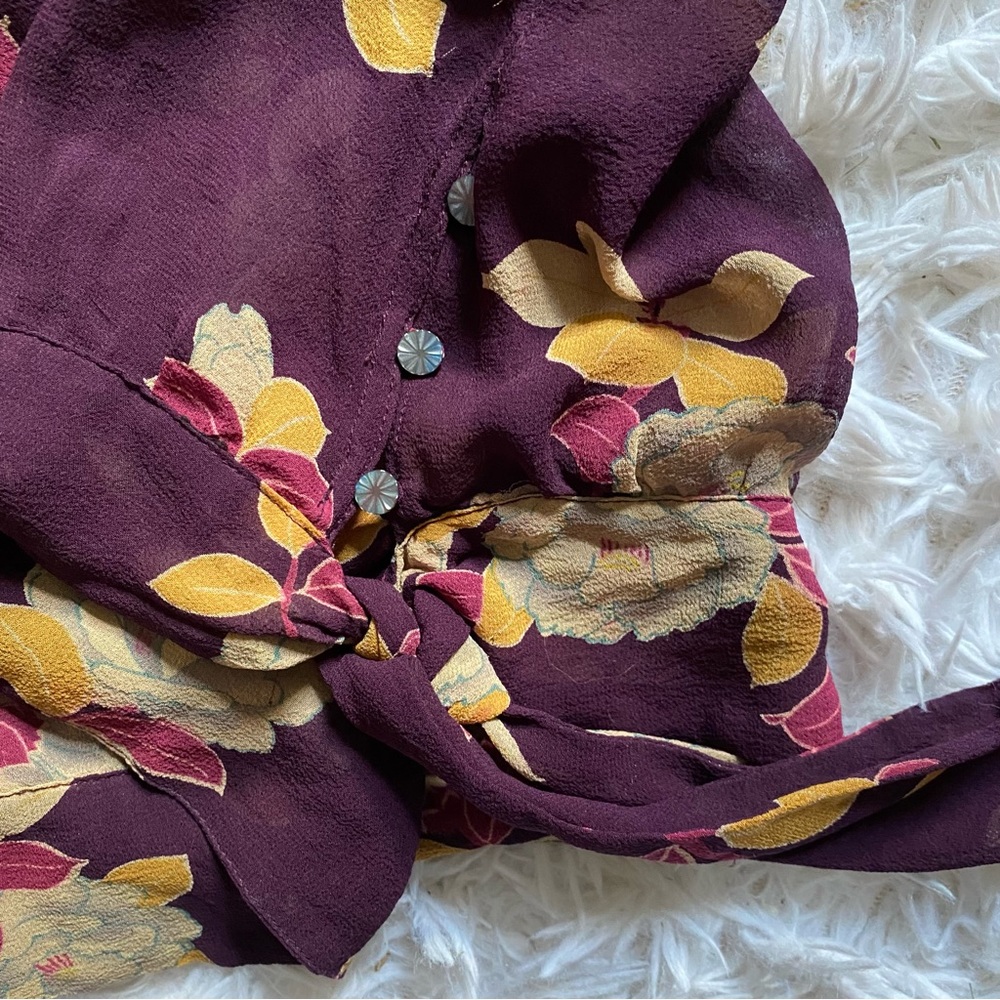 2/$20 ANTHRO Moulinette Soeurs Silk Top size 4 - Picture 4 of 11